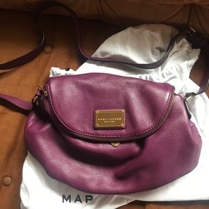 Marc Jacobs Aubergine large cross body bag